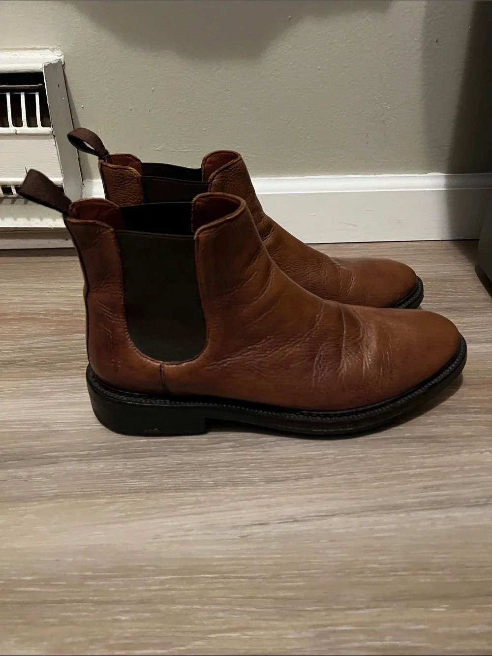 Frye Men's Brown Leather Chukka Chelsea Boots